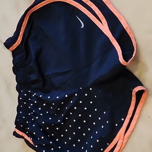 Nike shorts, Size small,Navy& coral,&Stars